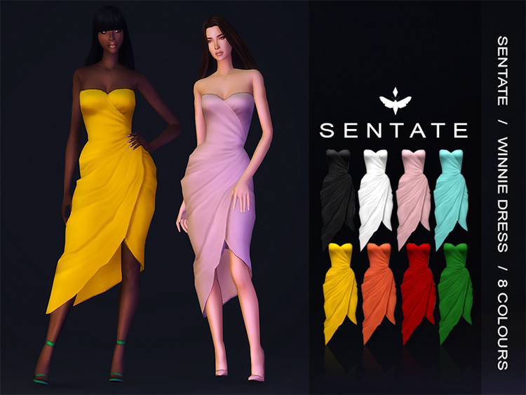 Winnie Dress for Sims 4