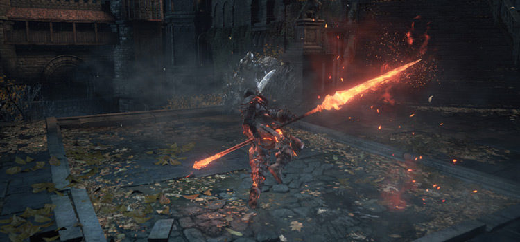 Battle screenshot in Dark Souls 3