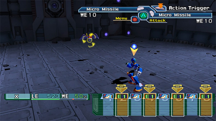 Megaman X Command Mission gameplay
