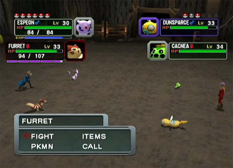 Pokémon Colosseum game screenshot
