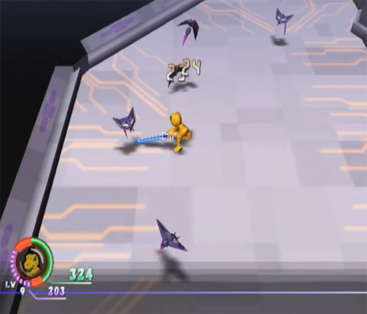 Digimon World 4 gameplay screenshot