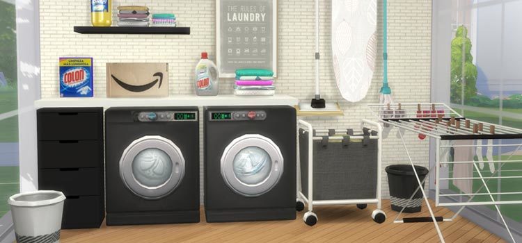 Modern Laundry Room CC & Stuff - TS4