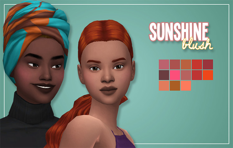 Sunshine Blush Sims 4 CC