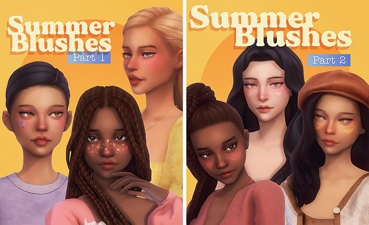 Summer Blushes Sims 4 CC