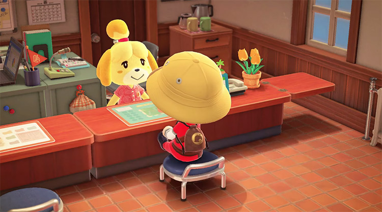 Isabelle in Animal Crossing New Horizons