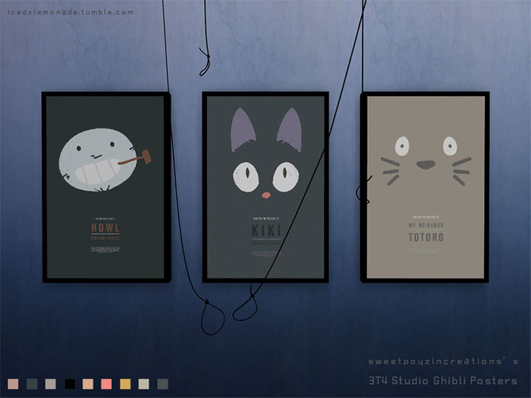 Studio Ghibli Movie Posters CC