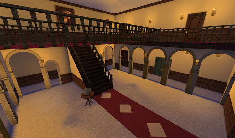 Spencer Mansion Re-created TS4 CC