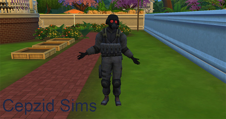 Hunk’s Outfit (RE: ORC) Sims 4 CC