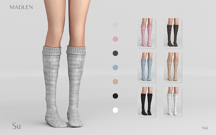 Madlun Su Socks by Madlen for Sims 4