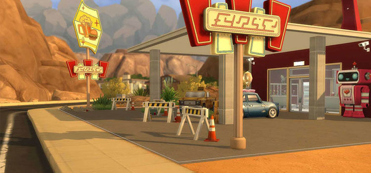 Red Rocket Station Mod for The Sims 4