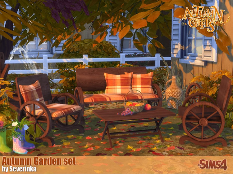Autumn Garden Set - TS4 CC