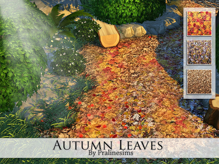 Autumn Leaves Stuff CC for The Sims 4