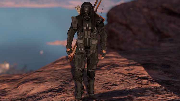 Black Abstergo Trooper mod AC Origins