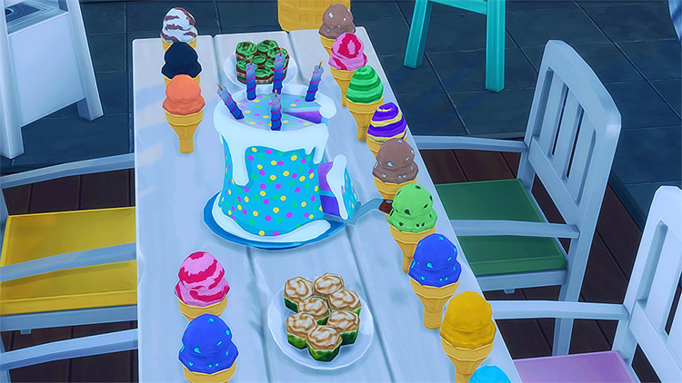 Fortnite Birthday Cake Sims 4 CC