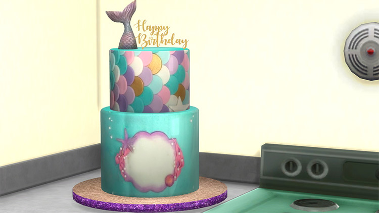 Mermaid Cake for Sims 4