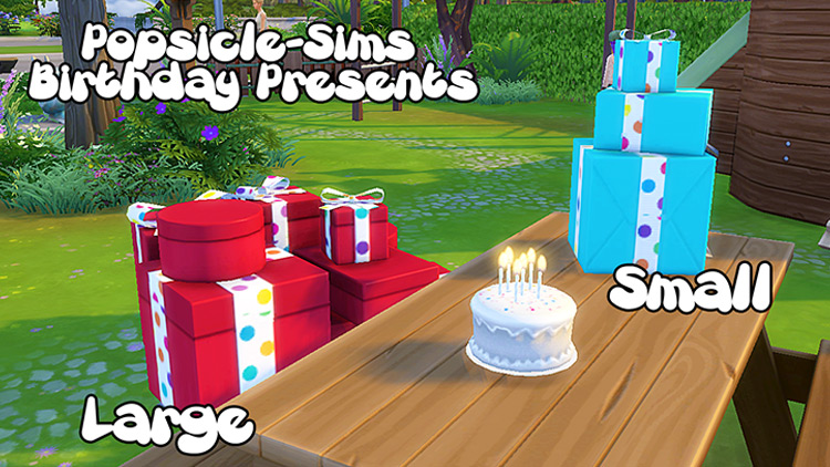 Birthday Presents Sims 4 CC