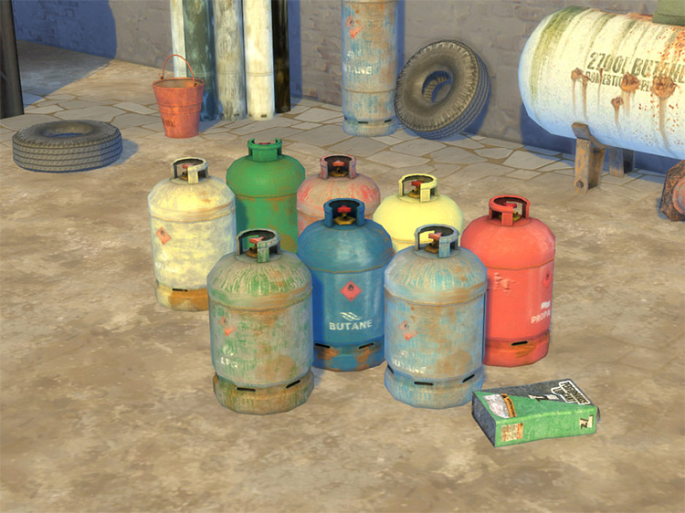 Gas Bottle for Sims 4