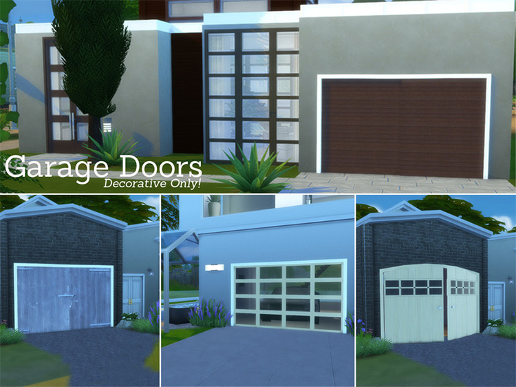 Garage Doors for Sims 4