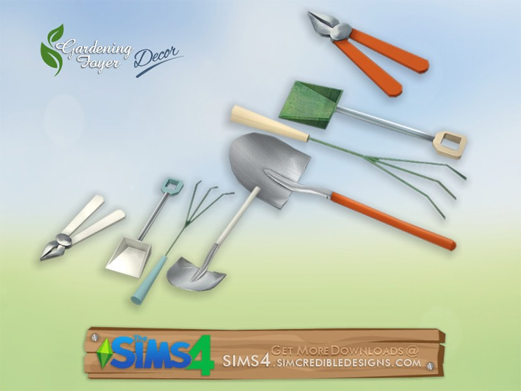 Gardening Decor Sims 4 CC