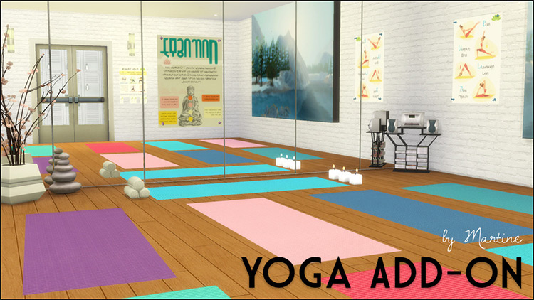 Yoga Add-on Sims 4 CC