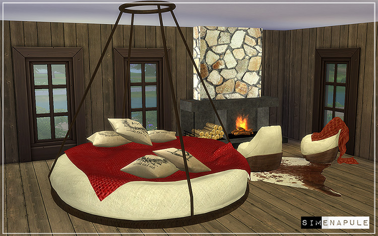 Bedroom Set Hamal Sims 4 CC