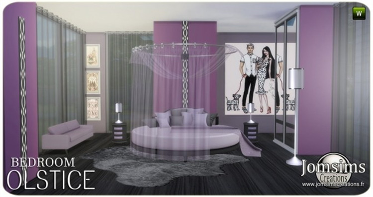 Olstice Bedroom for Sims 4
