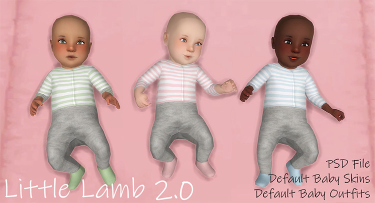 Little Lamb 2.0 Outfit for Sims 4