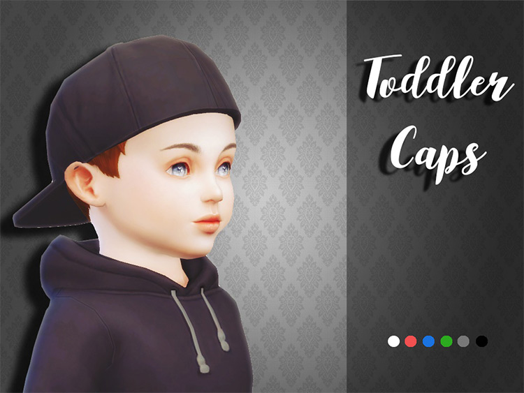 Toddler Caps CC for The Sims 4