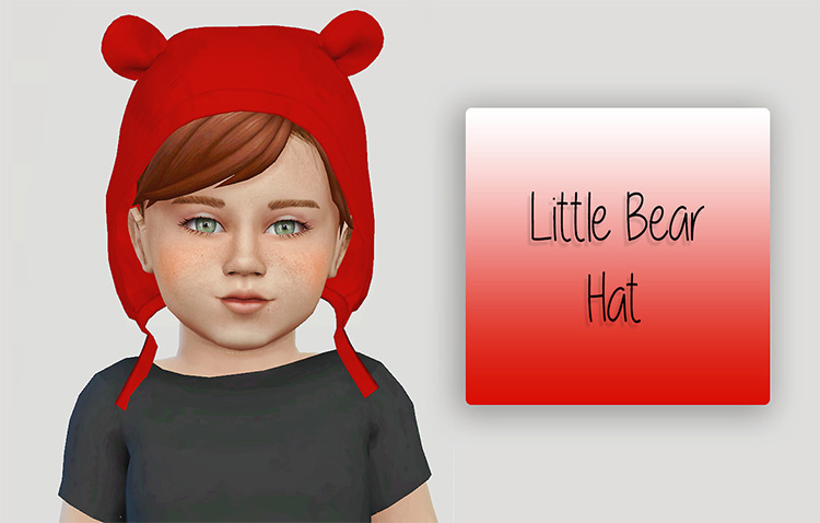 Little Bear Hat - Sims 4 CC