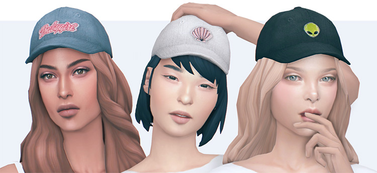 Babygirl Hats CC for The Sims 4
