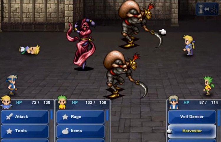 Dragoon Boots and Dragon Horn in FF6