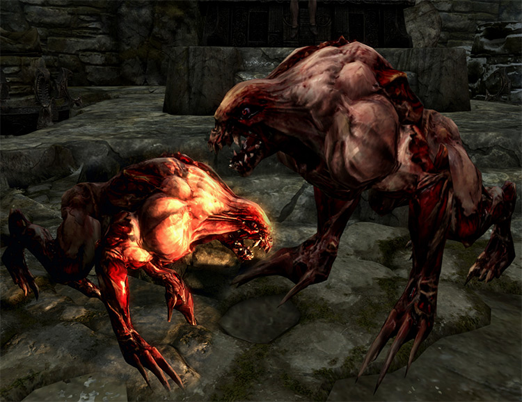 Demon Werewolf mod for Skyrim