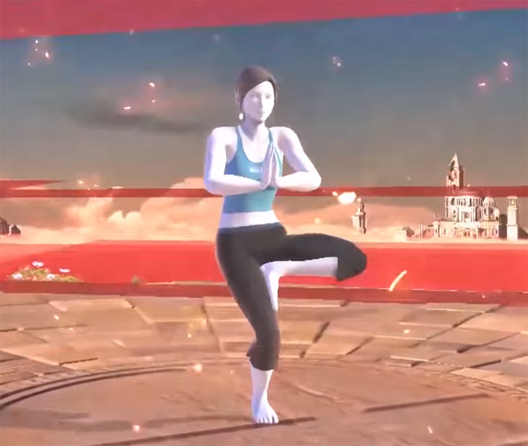 Wii Fit Trainer Victory Pose from Super Smash Bros. Ultimate