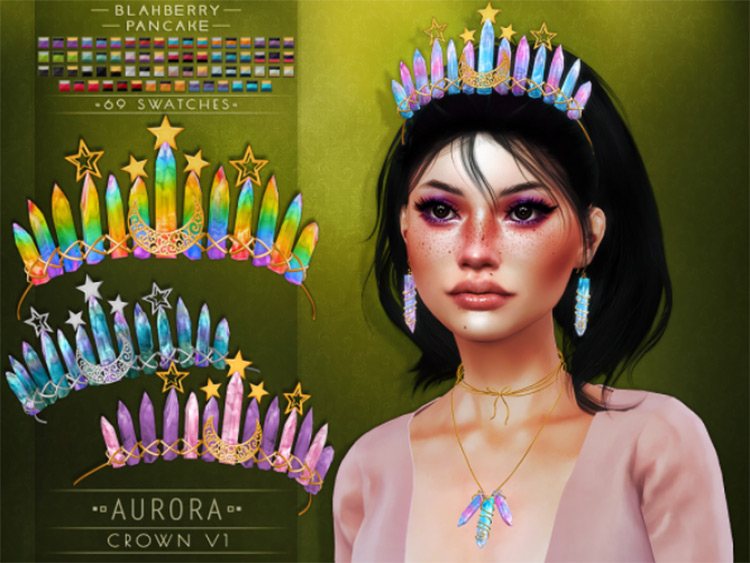 Aurora Crown V1 Sims 4 CC