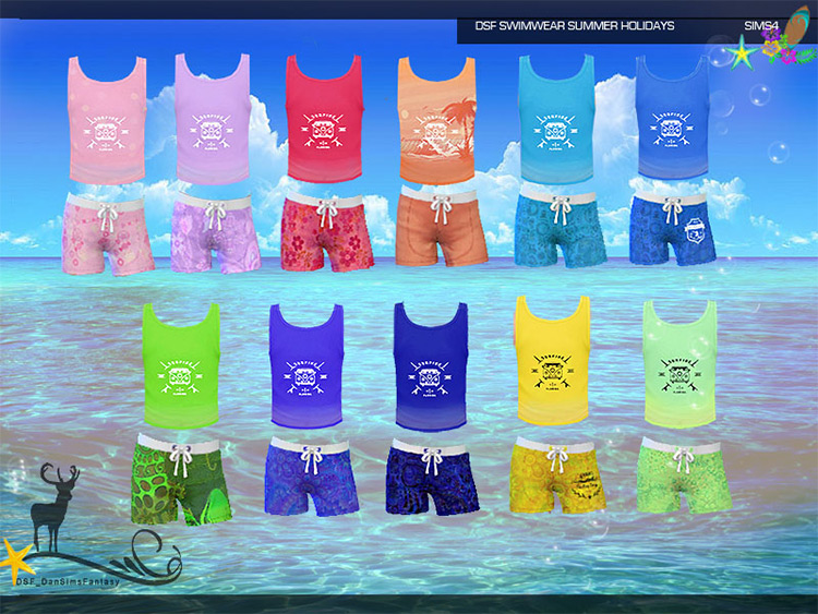 DSF Swimwear Top Sims 4 CC screenshot