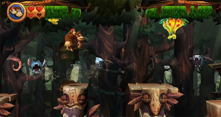 Donkey Kong Country Returns Wii gameplay