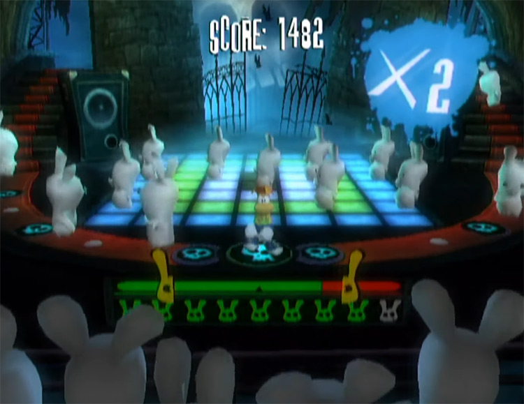 Rayman Raving Rabbids Wii gameplay