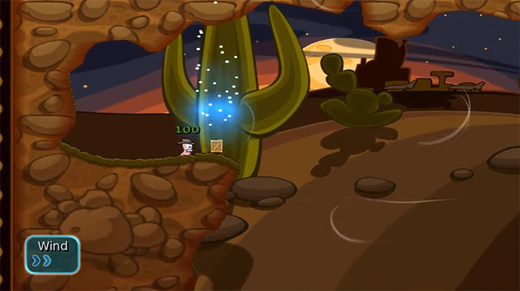 Worms Battle Islands Wii screenshot