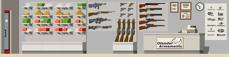Gun Store Mod for Project Highrise