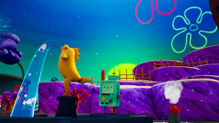 BMO Over Spongebob - BFBB Mod screenshot