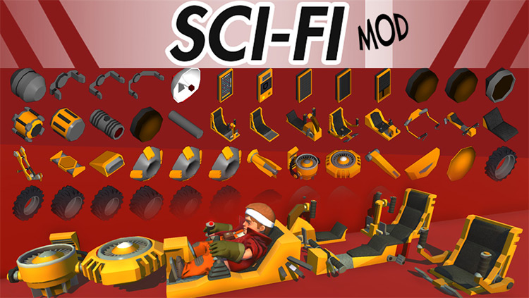 MJM SciFi (and other stuff) Mod for Scrap Mechanic