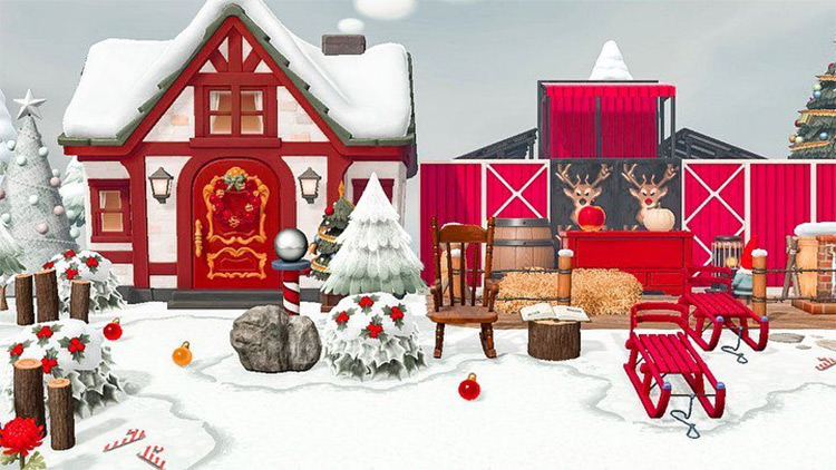 Santas Toy Workshop Design - ACNH Idea