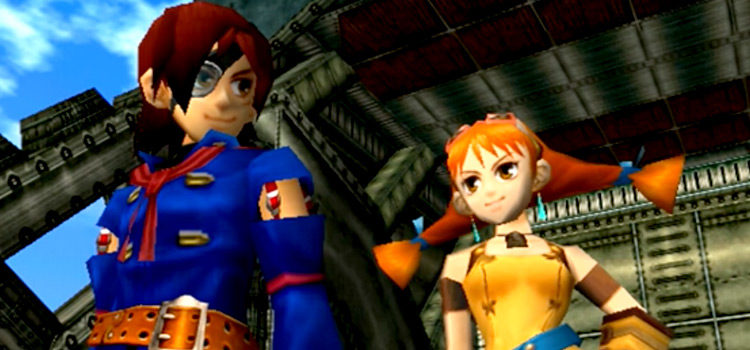 Skies of Arcadia Characters - Dreamcast Screenshot