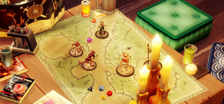 Sims 4 Dungeons & Dragons Board Mod