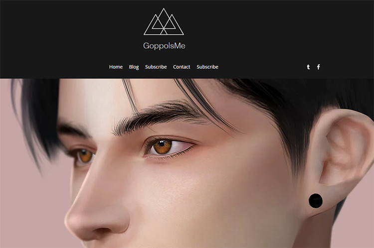 GoppolsMe CC Creator Website Screenshot