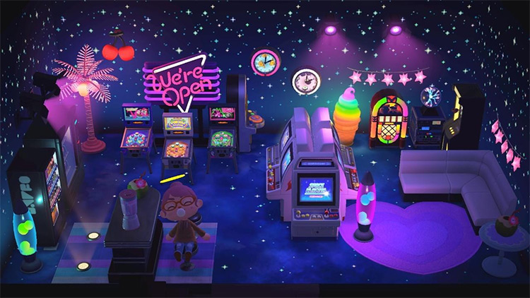 Starlight Arcade and Diner Idea - ACNH