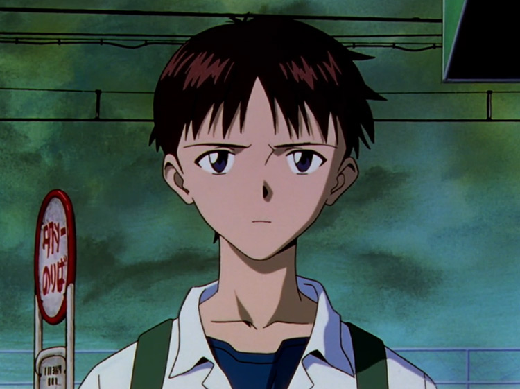 Shinji Ikari in Neon Genesis Evangelion