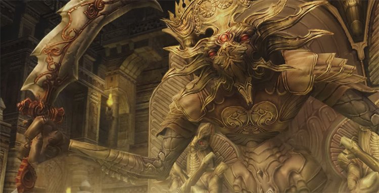 Demon Wall HD boss battle - FF12 Zodiac Age Screenshot
