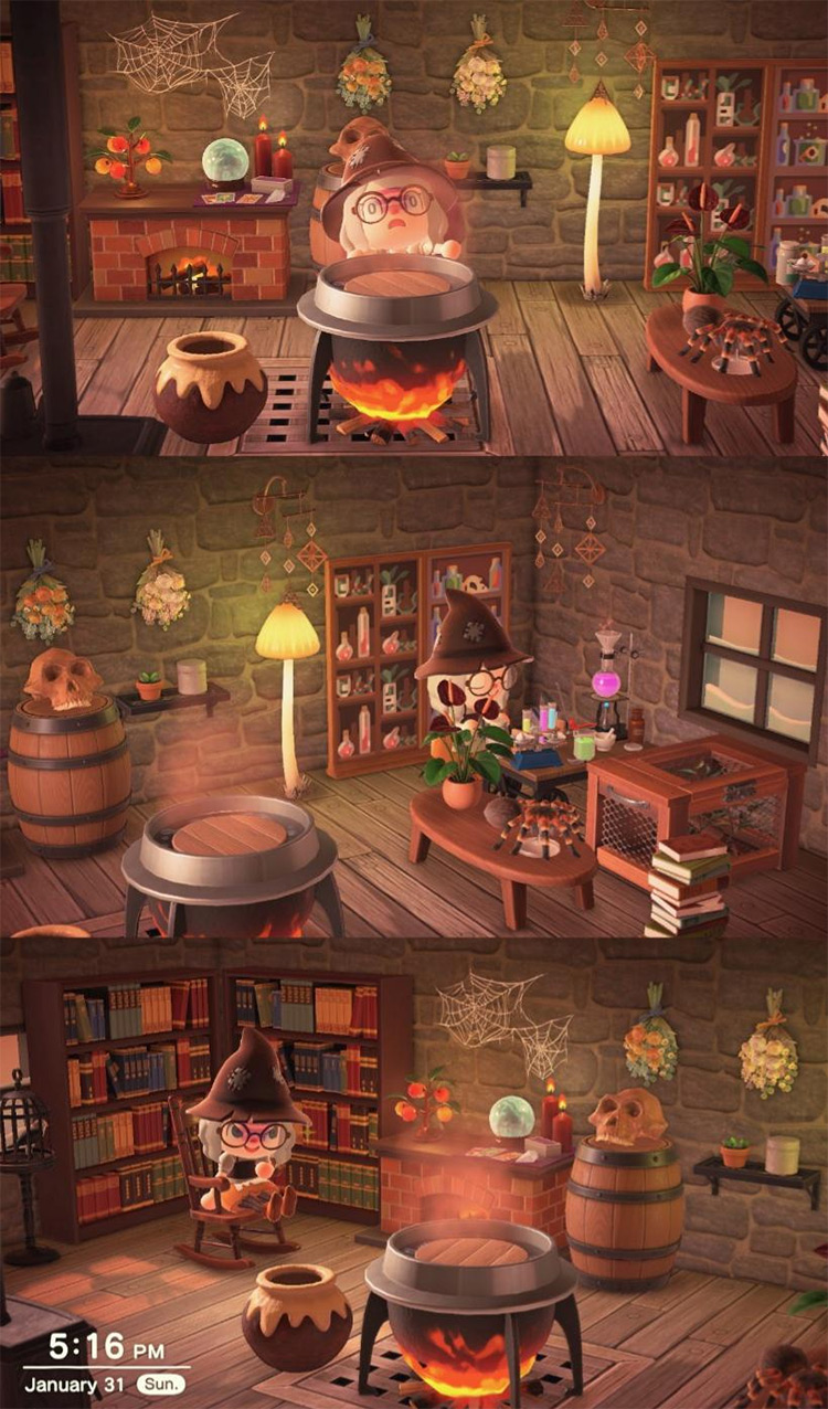 Witches hut design in ACNH
