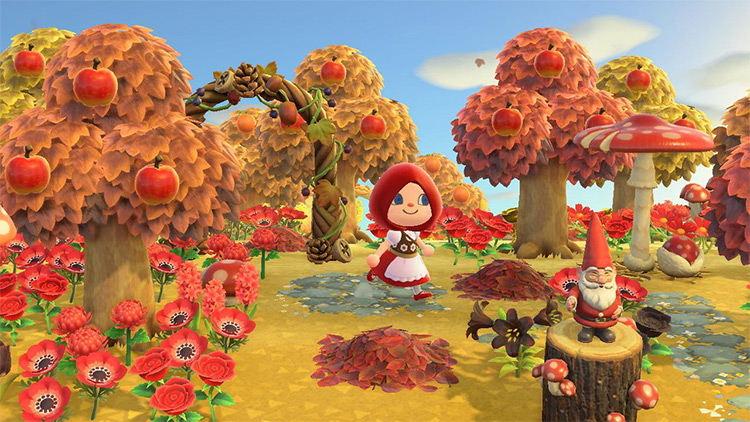 Little Red Riding Hood Autumn Forest - ACNH Idea